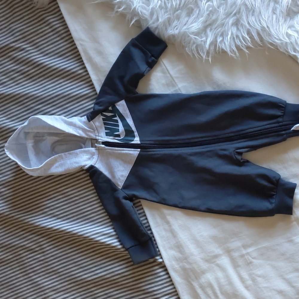 Nike baby hooded jumpsuit
